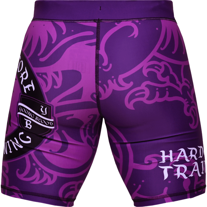 Компрессионные шорты Hardcore Training Heraldry Magenta - фото 5