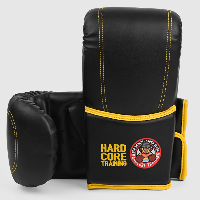 Снарядные перчатки Hardcore Training Marcello Yellow - фото 1