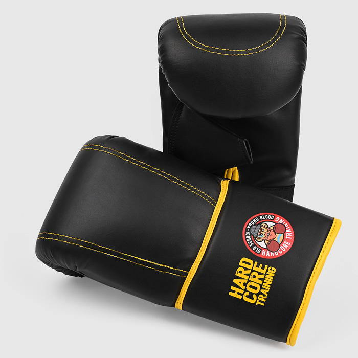 Снарядные перчатки Hardcore Training Marcello Yellow - фото 2