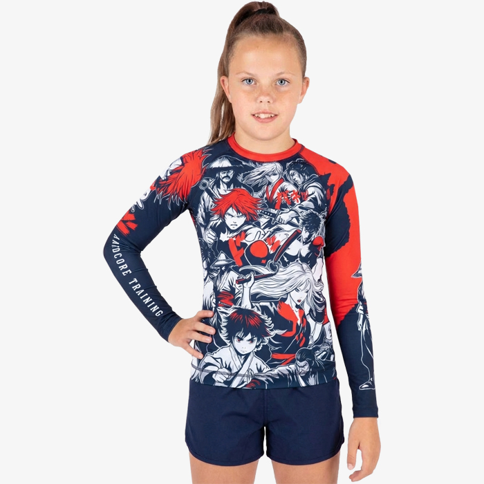 Детский рашгард Hardcore Training Manga Heroes LS - фото 1