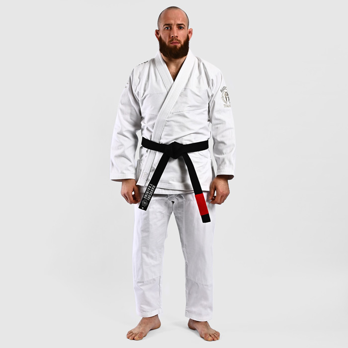 Кимоно для БЖЖ Hardcore Training Helmet White - фото 1