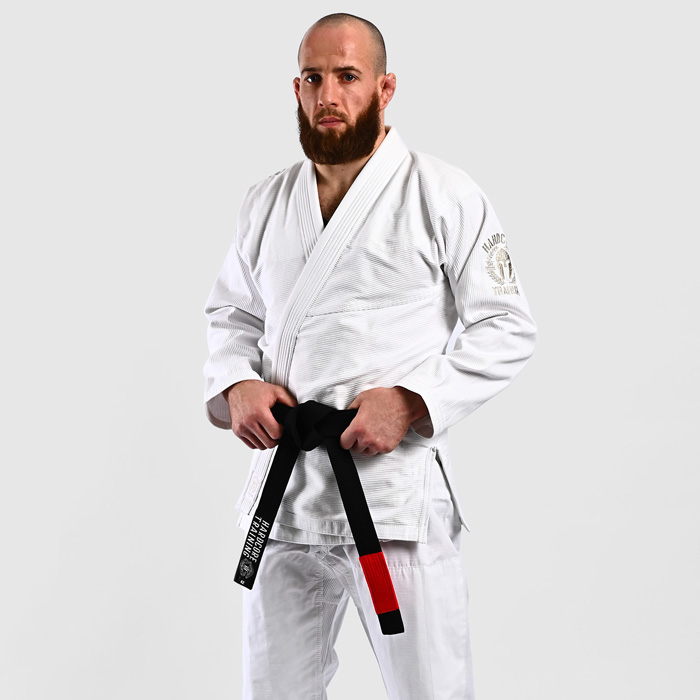 Кимоно для БЖЖ Hardcore Training Helmet White - фото 2