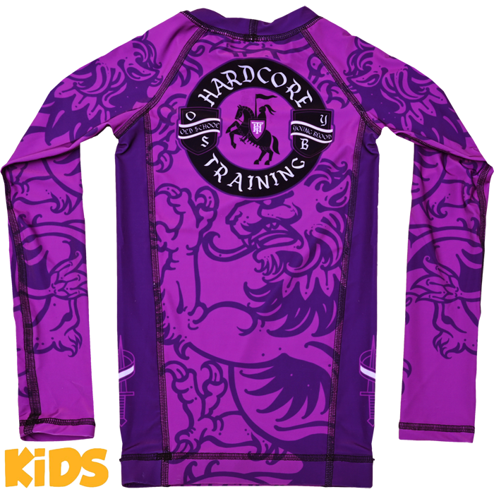 Детский рашгард Hardcore Training Heraldry Magenta LS - фото 3