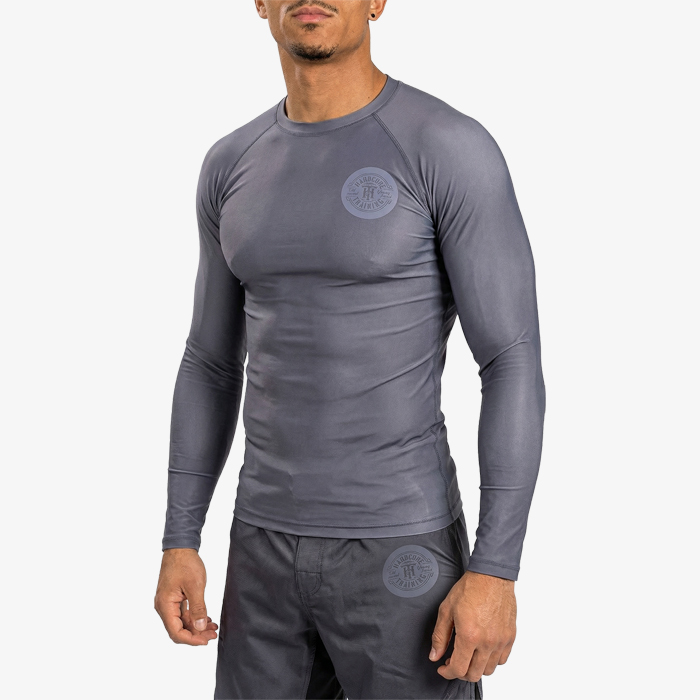 Рашгард Hardcore Training Base Gray LS - фото 1