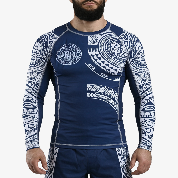 Рашгард Hardcore Training Ta Moko Purple - фото 1