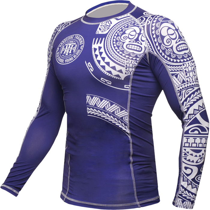 Рашгард Hardcore Training Ta Moko Purple - фото 4