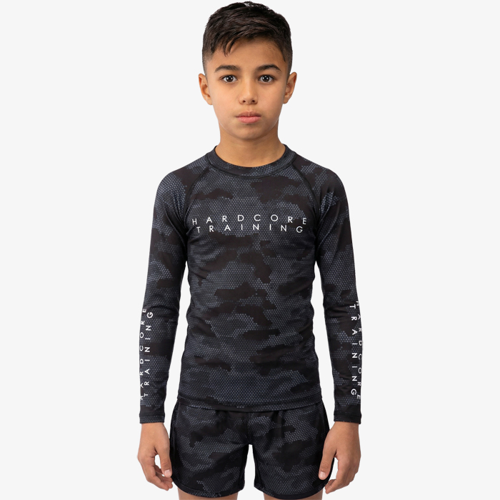 Детский рашгард Hardcore Training Hexagon Camo - фото 1