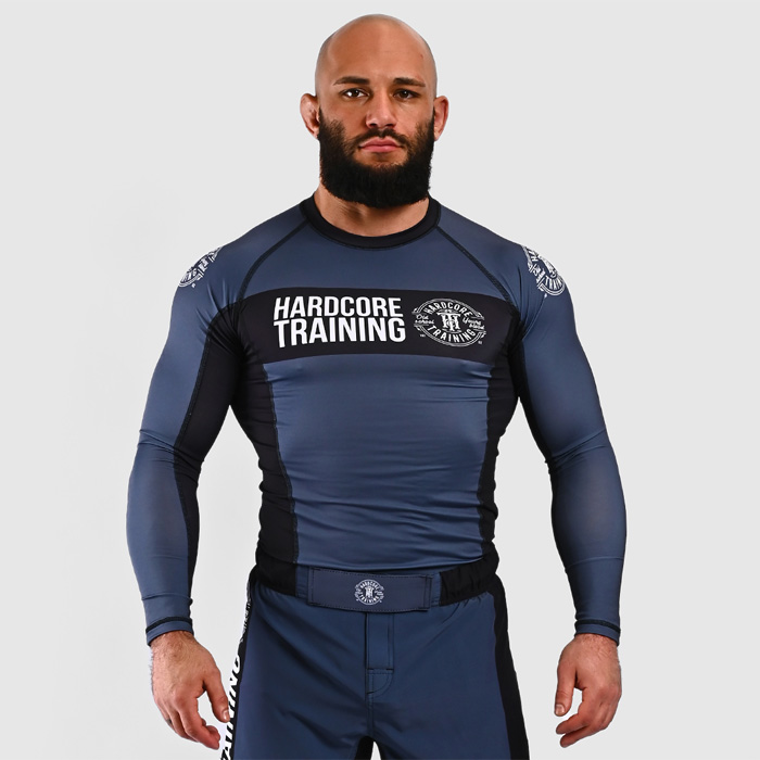 Рашгард Hardcore Training Recruit Grey LS - фото 1