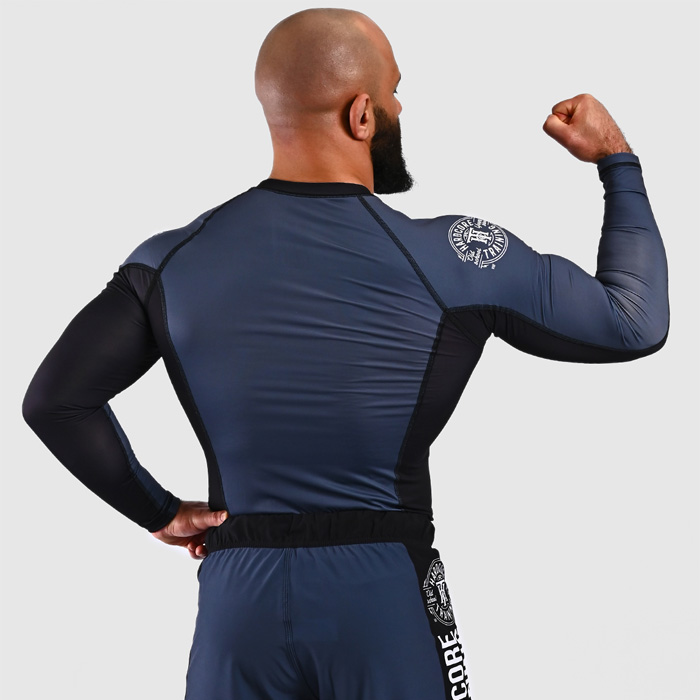 Рашгард Hardcore Training Recruit Grey LS - фото 5