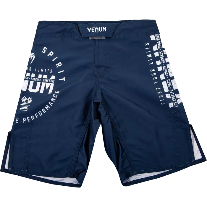 Детские ММА шорты Venum Signature Navy Blue - фото 1