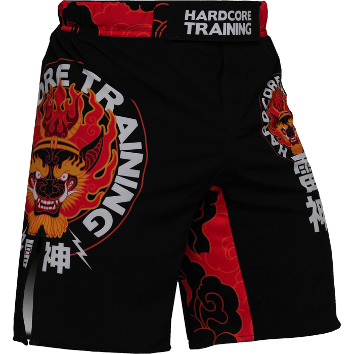 Шорты Hardcore Training Raijin Black/Red - фото 1