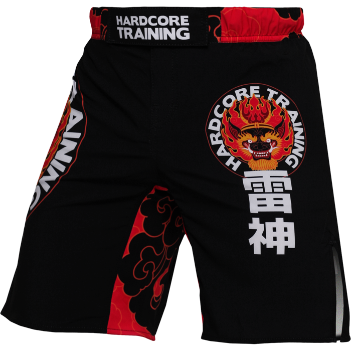 Шорты Hardcore Training Raijin Black/Red - фото 2