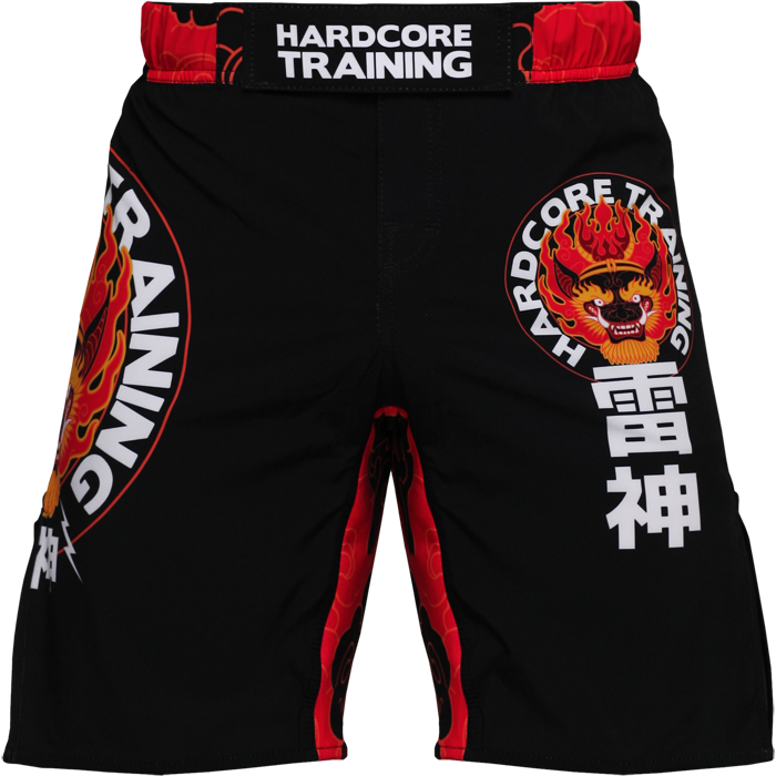 Шорты Hardcore Training Raijin Black/Red - фото 3