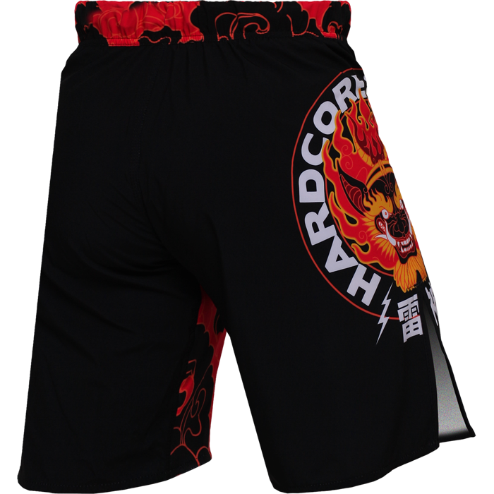 Шорты Hardcore Training Raijin Black/Red - фото 4
