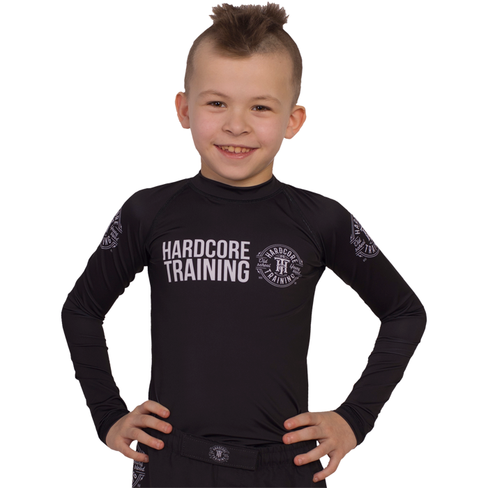 Детский рашгард Hardcore Training Recruit Black - фото 1