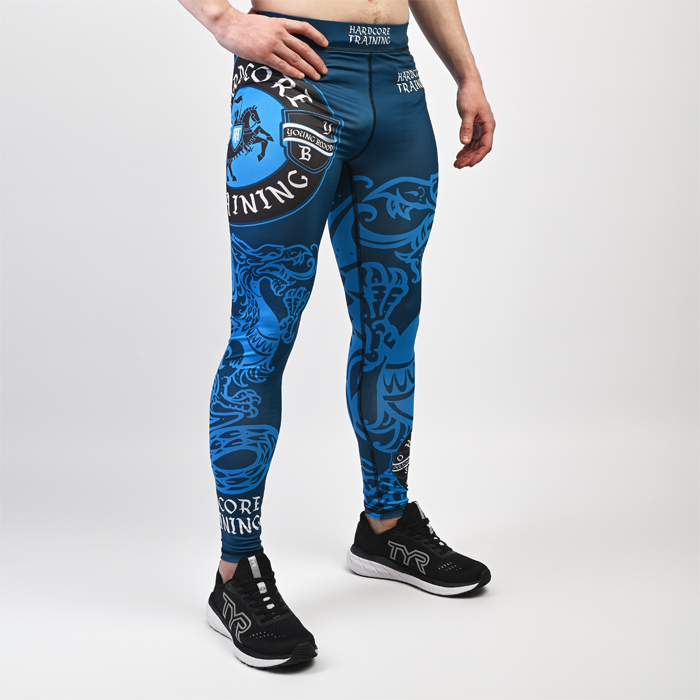 Компрессионные штаны Hardcore Training Heraldry Blue - фото 1