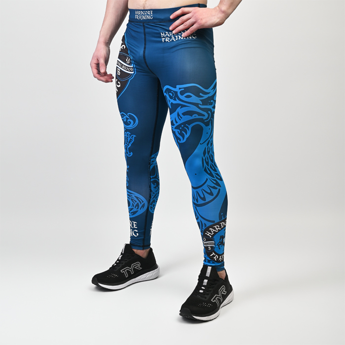 Компрессионные штаны Hardcore Training Heraldry Blue - фото 2