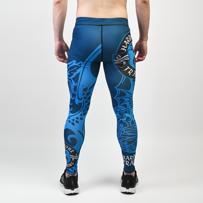 Компрессионные штаны Hardcore Training Heraldry Blue - фото 4