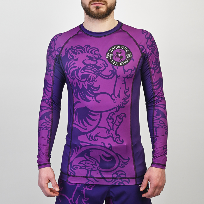 Рашгард Hardcore Training Heraldry Magenta LS - фото 1