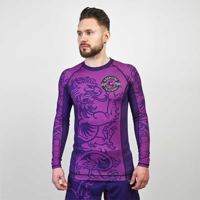 Рашгард Hardcore Training Heraldry Magenta LS - фото 2