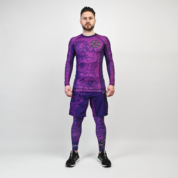 Рашгард Hardcore Training Heraldry Magenta LS - фото 3