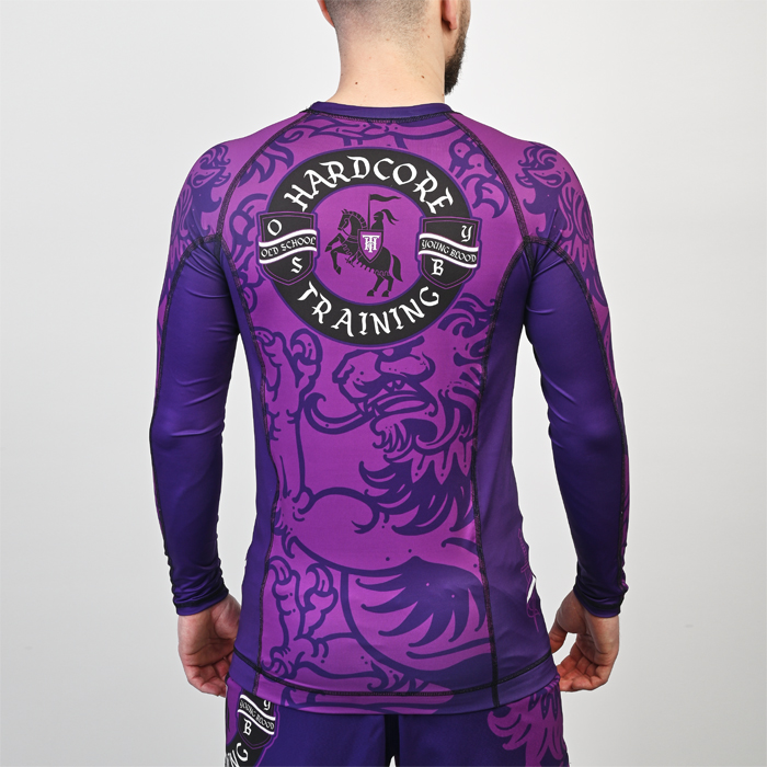 Рашгард Hardcore Training Heraldry Magenta LS - фото 4