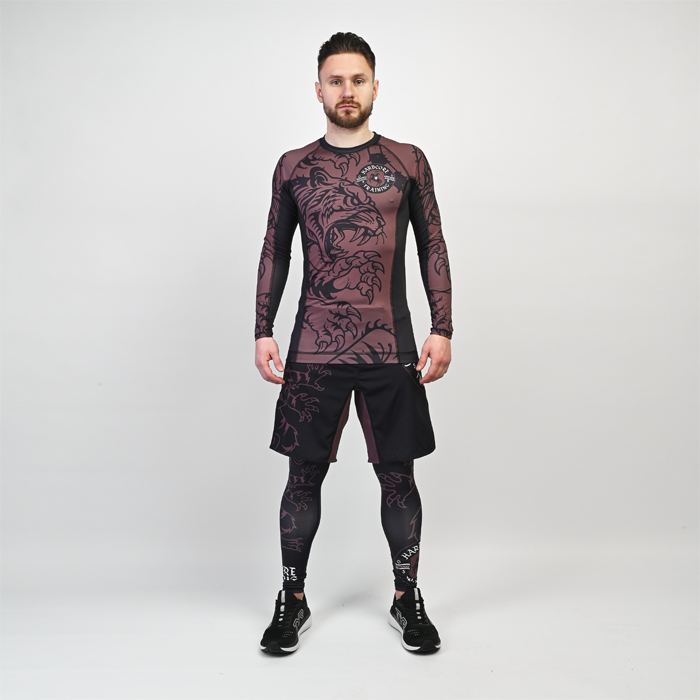 Рашгард Hardcore Training Heraldry Brown LS - фото 3