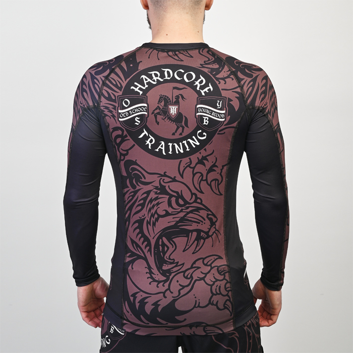 Рашгард Hardcore Training Heraldry Brown LS - фото 4