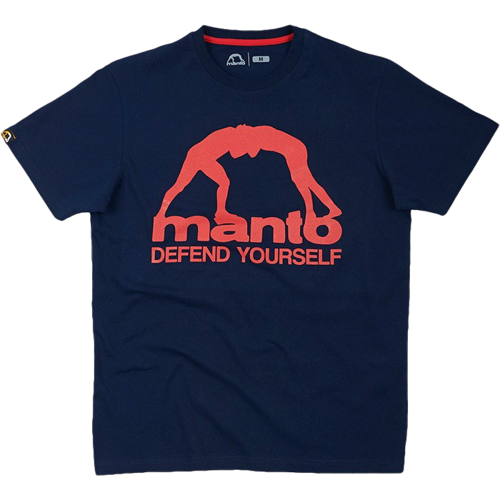 Футболка Manto Defend Youself Navy Blue - фото 1