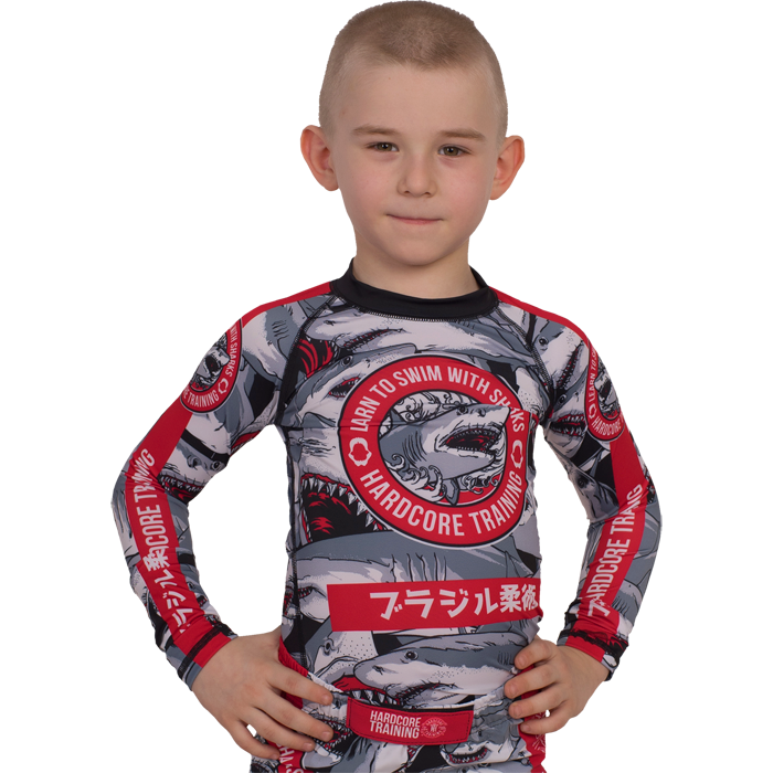 Детский рашгард Hardcore Training Sharks - фото 1