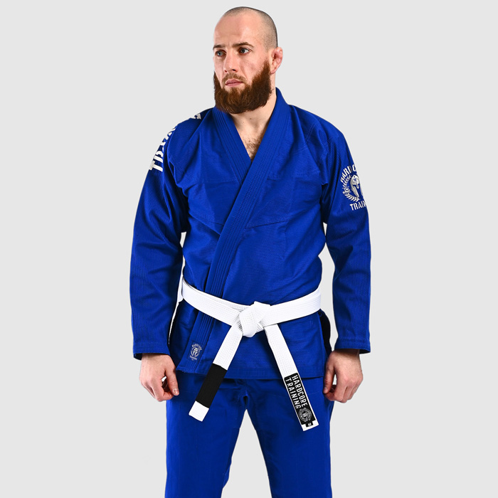 Кимоно для БЖЖ Hardcore Training Helmet Blue - фото 2