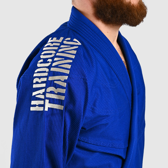 Кимоно для БЖЖ Hardcore Training Helmet Blue - фото 6
