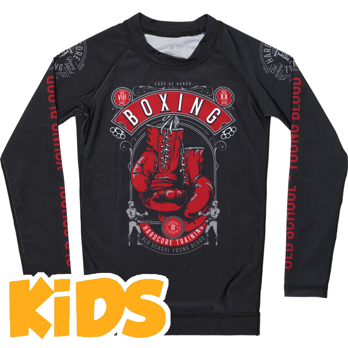 Детский рашгард Hardcore Training Code Of Honor LS - фото 1