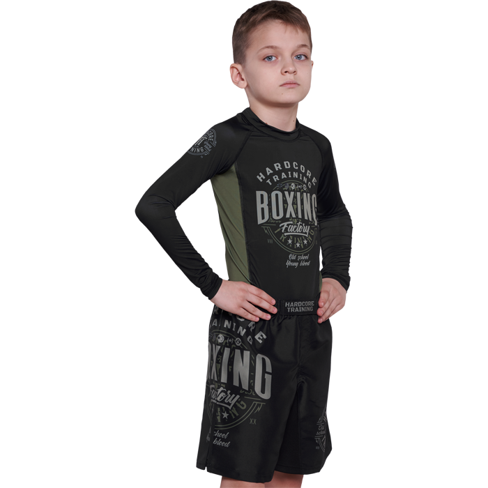 Детский рашгард Hardcore Training Boxing Factory 2 LS - фото 2