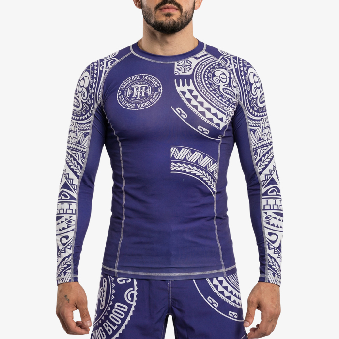 Рашгард Hardcore Training Ta Moko Purple - фото 2