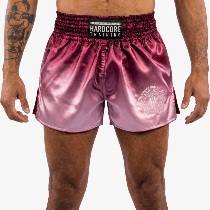 Тайские шорты Hardcore Training Gradient Bordeaux - фото 2