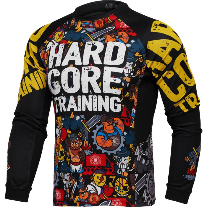 Тренировочный лонгслив Hardcore Training Doodles - фото 5