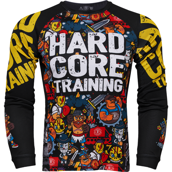 Тренировочный лонгслив Hardcore Training Doodles - фото 6