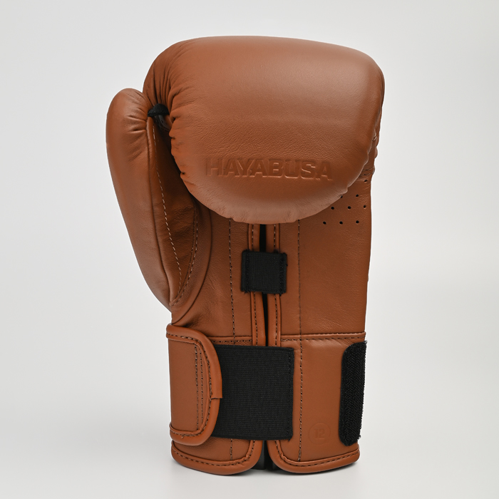 Боксерские перчатки Hayabusa E1 Leather Boxing Gloves коричневые - фото 4