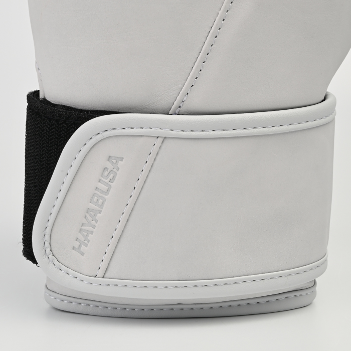 Боксерские перчатки Hayabusa T360 Leather Boxing Gloves бело-серые - фото 5