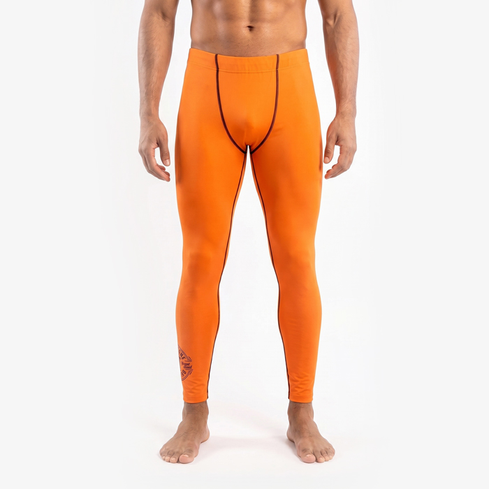 Компрессионные штаны Hardcore Training Perfect Orange - фото 2