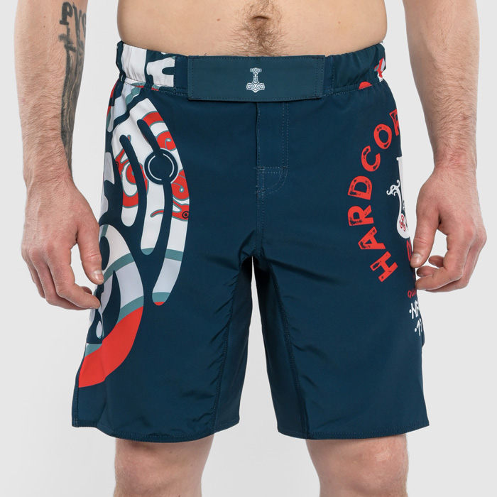 Шорты Hardcore Training Nordic Pattern Blue/White - фото 3