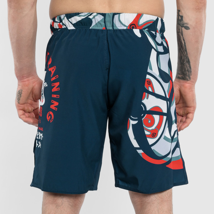 Шорты Hardcore Training Nordic Pattern Blue/White - фото 4
