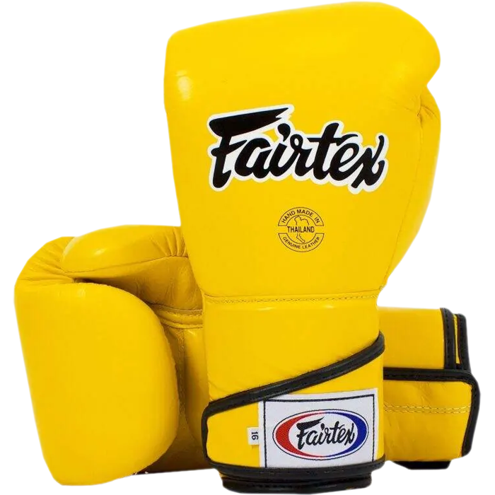 Боксерские перчатки Fairtex BGV6 Yellow - фото 1