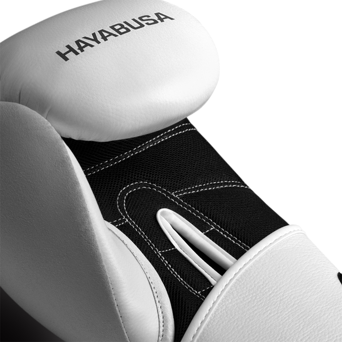 Боксерские перчатки Hayabusa S4 Leather Boxing Gloves White - фото 2