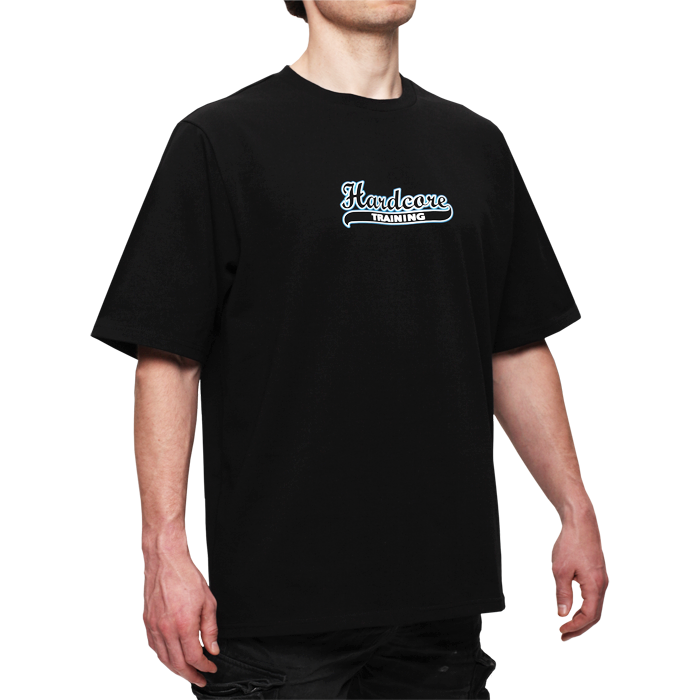 Футболка Hardcore Training Athletic Style Black Oversized Fit - фото 5