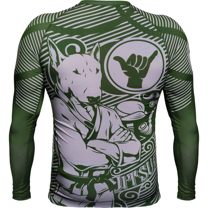 Рашгард Jitsu Gentle & Strong Green - фото 3