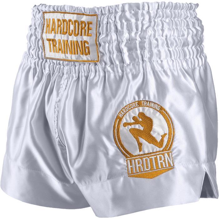Тайские шорты Hardcore Training Base White - фото 1