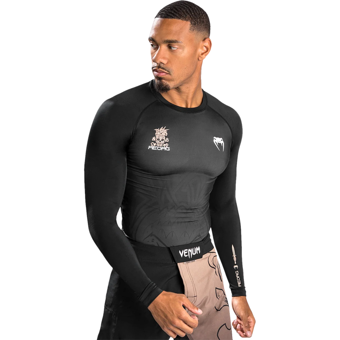 Рашгард Venum Reorg Black LS - фото 1