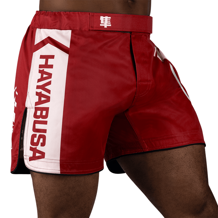 Шорты Hayabusa Icon Mid-Length Red/White - фото 1